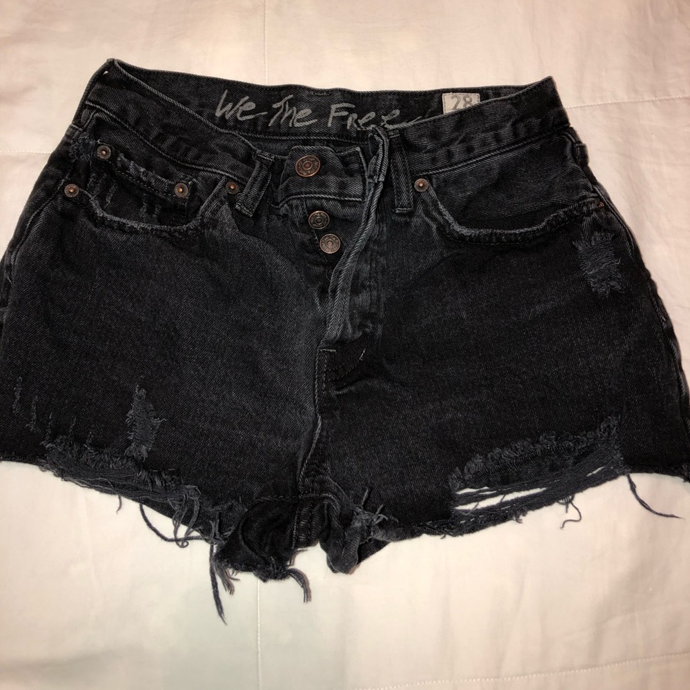 Free people black shorts